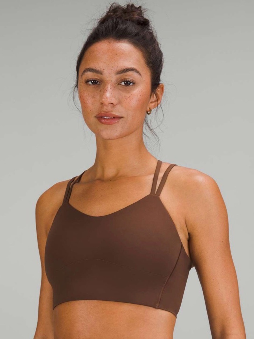 Lululemon Like a Cloud Longline Bra in Java, Size 6